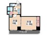 ベラ福本 2Kの間取り
