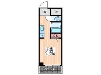 間取図 ラフィネ天満