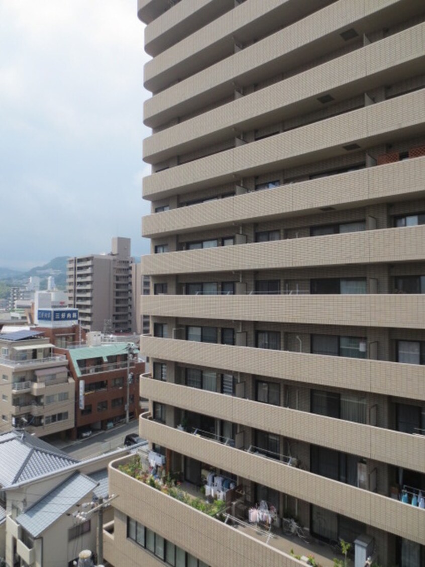 室内からの展望 ラフィネ天満