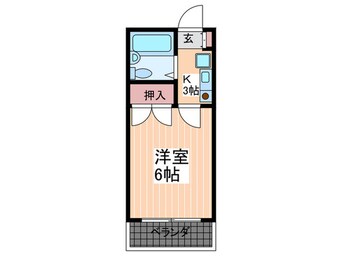 間取図 パステルクボ１５