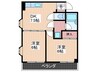 新田ビル 2DKの間取り
