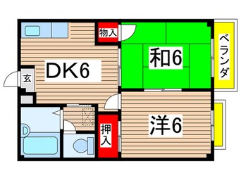 間取図 エルディム吉岡