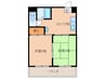 BAUHAUS本川町 2DKの間取り