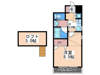 間取図 メルポート白島