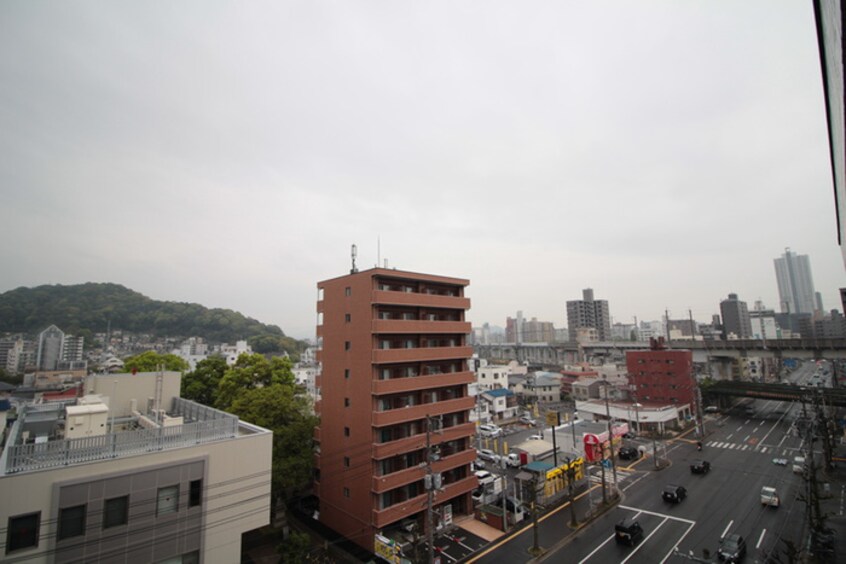 室内からの展望 メルポート白島