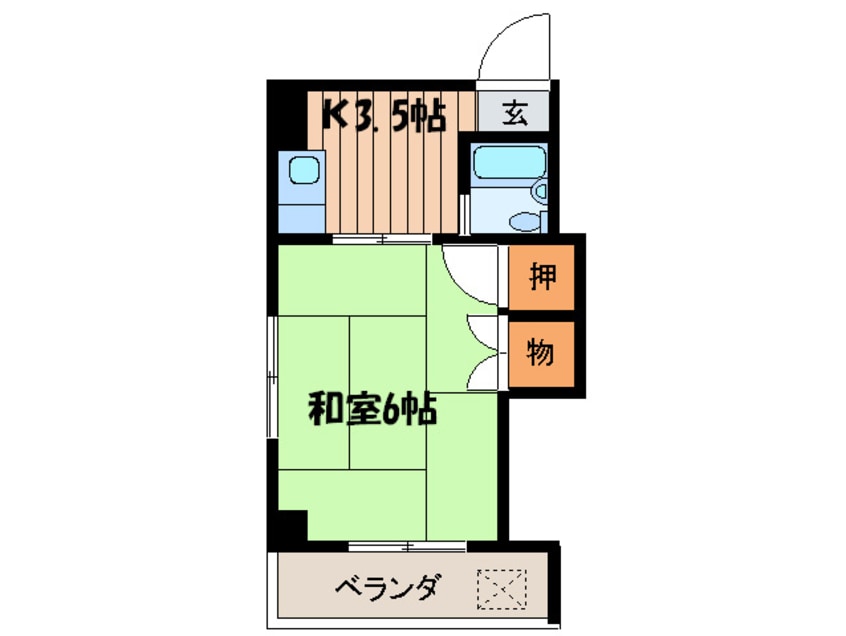 間取図 Brillo竹屋