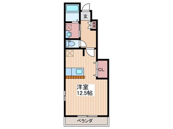間取図 シャン・ド・フル－ル・タマキ