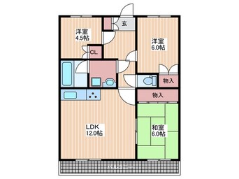 間取図 第２土井ビル