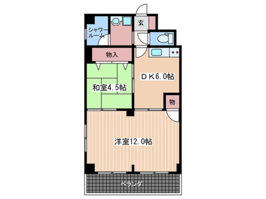 間取図 ライブオーク幟町