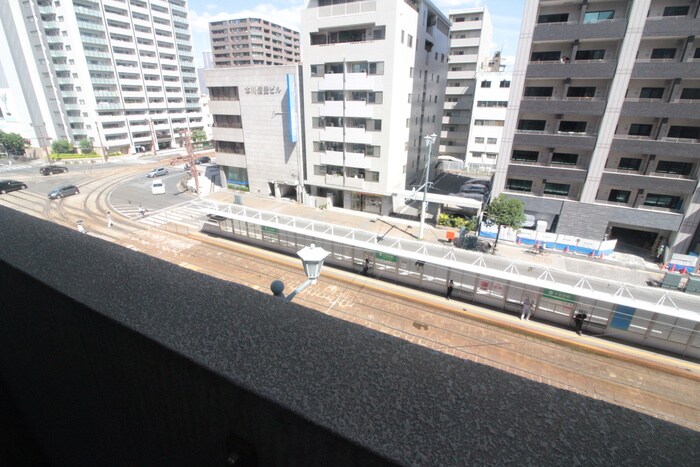 室内からの展望 玉川ビル