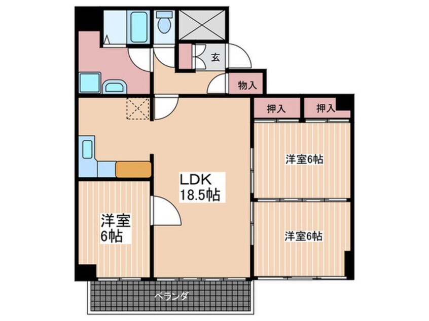 間取図 西川ビル