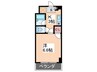 ハ－モニ－３３ 1Kの間取り