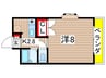 ユースハイム清水 1Kの間取り