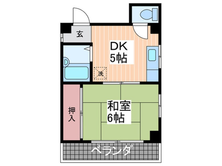 間取図 沖本ビル