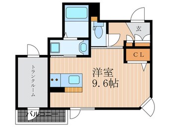 間取図 Ｃ．Ｃ．ＣＯＵＲＴ五日市駅前