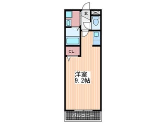 間取図 グラディオ屋代Ⅱ