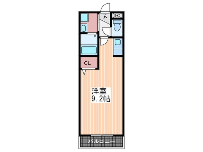 間取図 グラディオ屋代Ⅱ