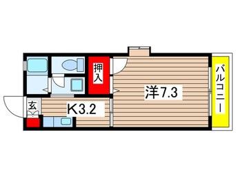 間取図 サントーク伴Ａ･Ｂ