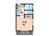 山根ビル光南 1Kの間取り