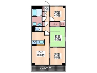 間取図 サニ－タウン