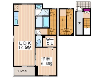 間取図 ジェルメ石井城Ⅱ
