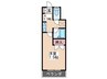池口ビル 1Kの間取り