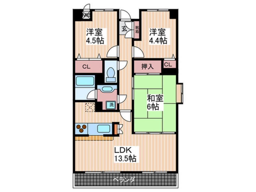 間取図 クシティガルバ