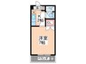 第２橋本ビル 1Kの間取り