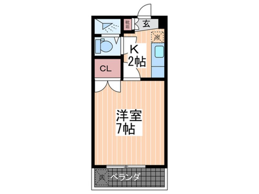 間取図 第２橋本ビル