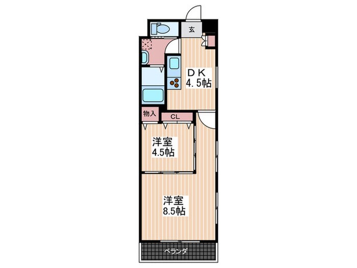 間取り図 ツインハウス松中