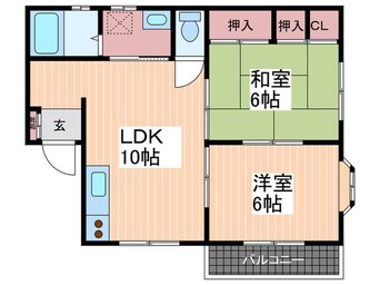 間取図 メゾン浦田