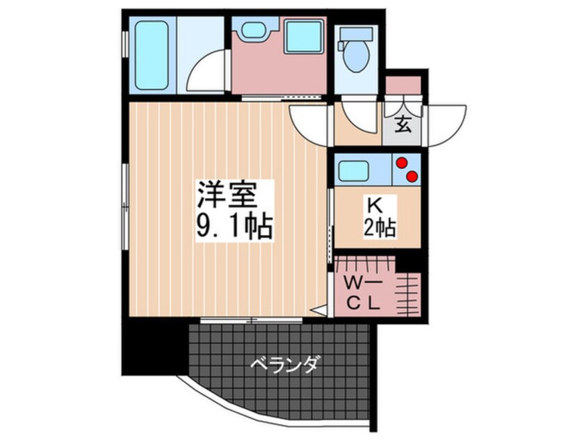 間取図 ルービンス宇品海岸