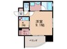 ルービンス宇品海岸 1Kの間取り