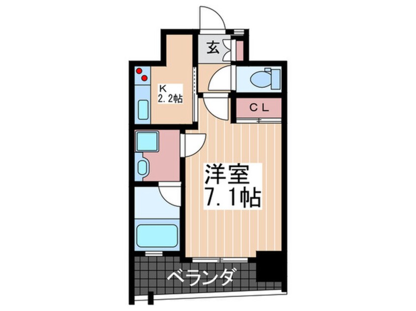 間取図 ルービンス宇品海岸Ⅱ