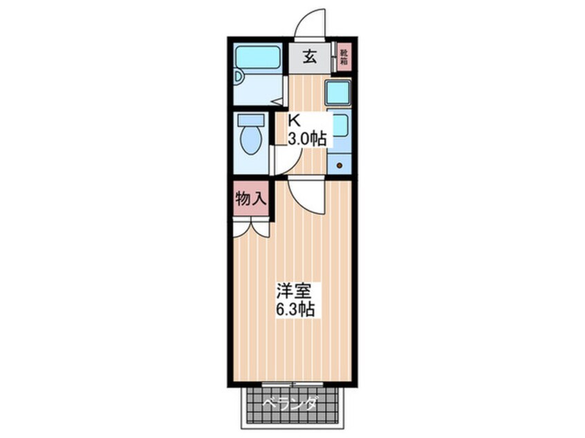 間取図 メイト中本