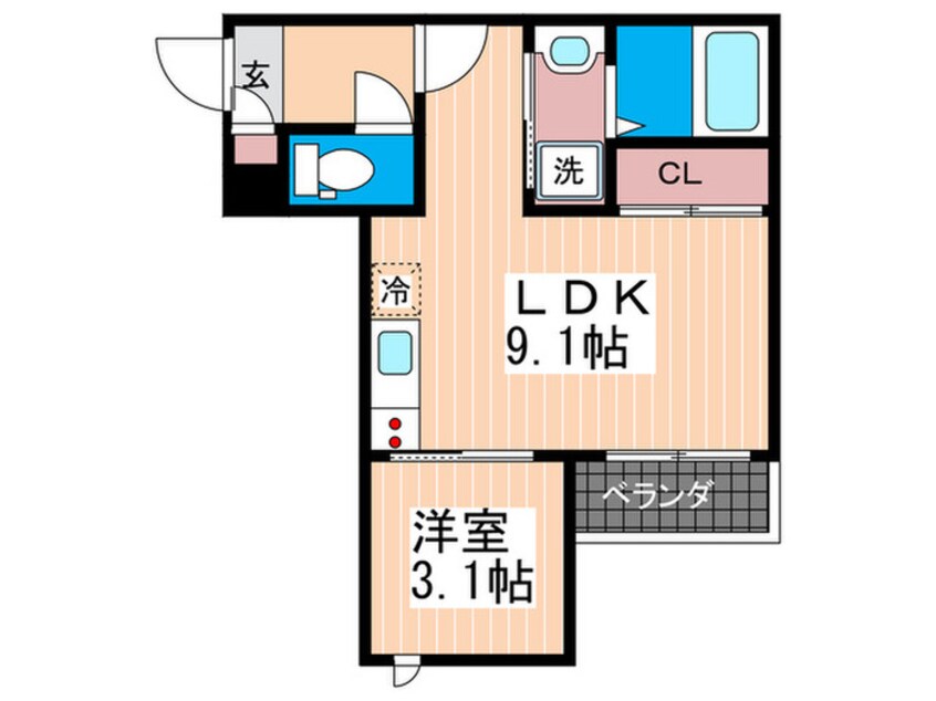 間取図 Regalest Bonheur 4