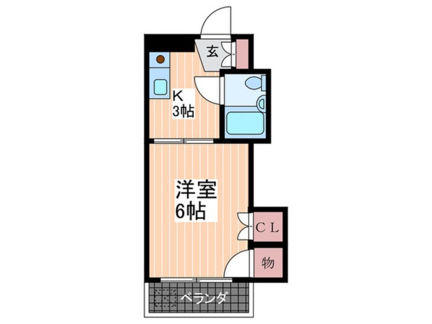 間取図 コスモハイツシバタ