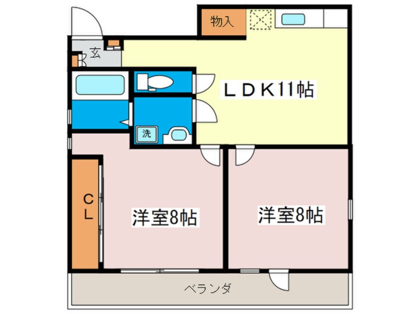 間取図 山陽ビル