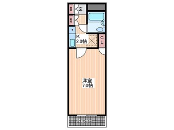 間取図 テラス上野