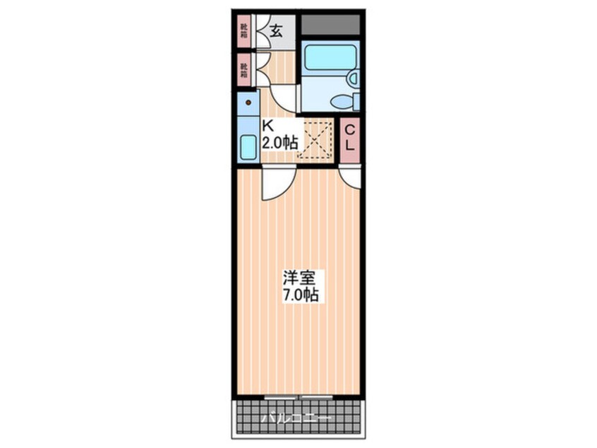 間取図 テラス上野