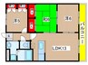 フォレストハイムＤ 3LDKの間取り