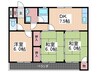 コーポいしず 3DKの間取り