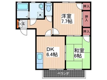 間取図 サウスコ－トＡ棟