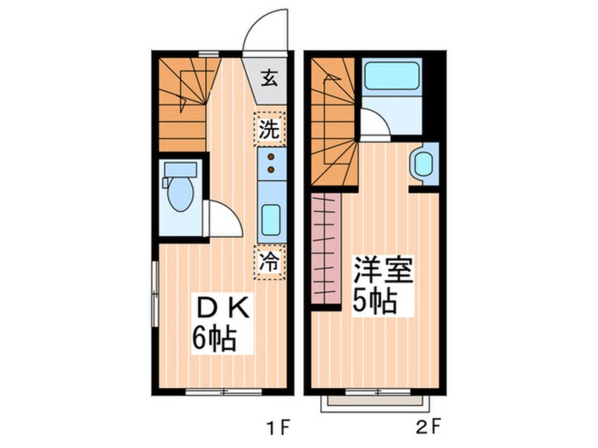 間取図 リヴィエール戸坂Ⅲ