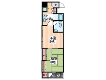 間取図 ピースアベニュー舟入