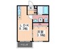 Ｎ－庚午北 1LDKの間取り