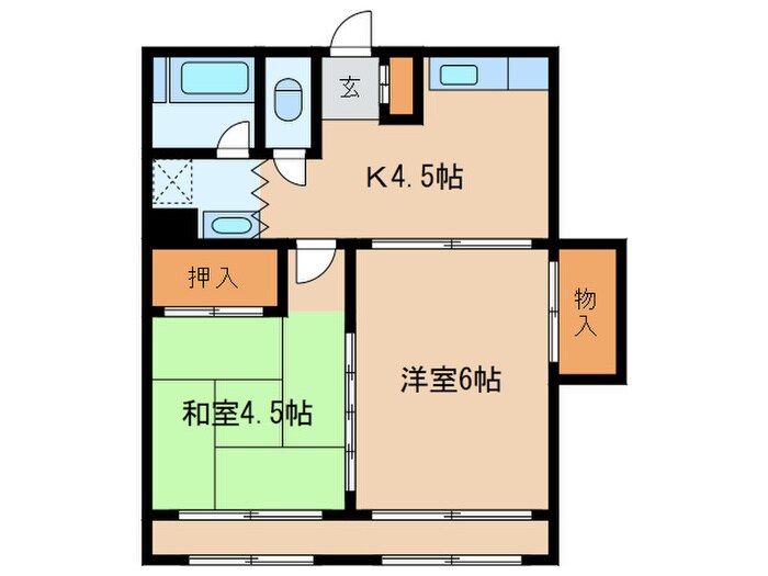 間取り図 マンション福助