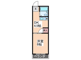 間取図 コーポ西原