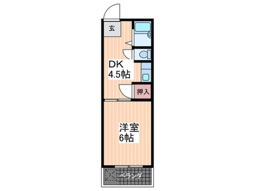 間取図 コーポ西原