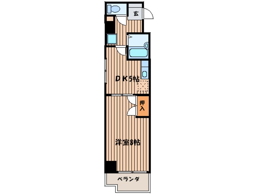 間取図 アルモシティーハイツ